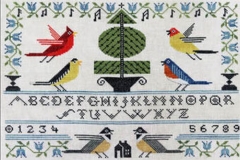 SONGBIRD SAMPLER CROSS STITCH