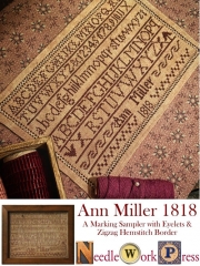 ANN MILLER 1818 CROSS STITCH PATTERN