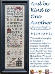 AND BE KIND TO ONE ANOTHER CROSS STITCH PATTERN