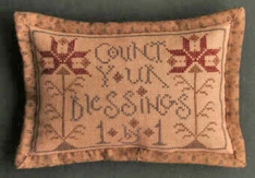COUNT YOUR BLESSINGS CROSS STITCH PATTERN