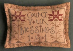 COUNT YOUR BLESSINGS CROSS STITCH PATTERN