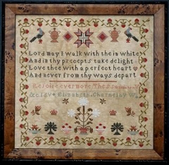 ELIZABETH CHARNELAY W CROSS STITCH