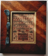 FIONA RUTHERFORD SAMPLER 1866 KIT (includes pattern)