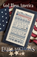 GOD BLESS AMERICA CROSS STITCH PATTERN