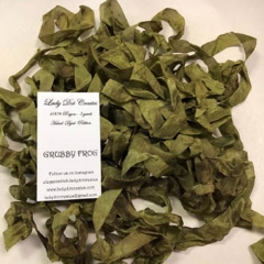 GRUBBY FROG HAND-DYED RIBBON - 3 Yards