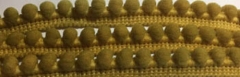 ITALIAN CUSTARD MINI POM POM TRIM - 1 Yard