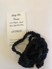 LICORICE POM POM TRIM - 2 Yards