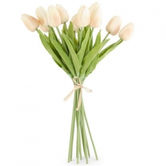 LIGHT PEACH REAL TOUCH TULIP BUNDLE