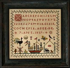 LITTLE VIRGINIE 1837 CROSS STITCH