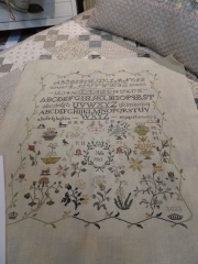 RAGAMUFFIN #2: A QUAKER SAMPLER CROSS STITCH