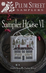 SAMPLER HOUSE VI CROSS STITCH PATTERN