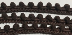SANTA'S COCOA MINI POM POM TRIM - 1 Yard