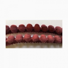 SWEENEY RED LARGE POM POM TRIM - 1 Yard