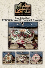 NEWCASTLE BOUQUET BISCORNU CROSS STITCH PATTERNCO