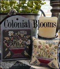 COLONIAL BLOOMS CROSS STITCH PATTERN