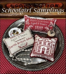 SCHOOLGIRL SAMPLING CROSS STITCH PATTERN