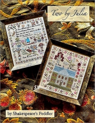 TWO BY JULIA CROSS STITCH PATTERN