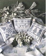 WINTER WHIMSIES CROSS STITCH KIT - 36 COUNT