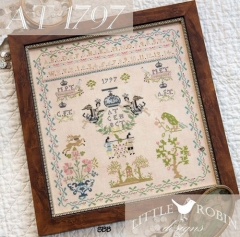 AT 1797 CROSS STITCH SAMPLER Pattern