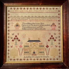 ADA DAVIES SAMPLER 1852 Pattern