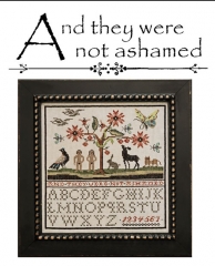 AND THEY WERE NOT ASHAMED CROSS STITCH PATTERN