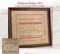ANTONIA PUEYO 1913 SAMPLER Pattern