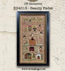 BEAUTY FADES CROSS STITCH PATTERN