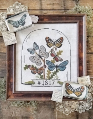 BUTTERFLY CLOCHE CROSS STITCH PATTERN