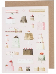 CAKES GREETING CARD