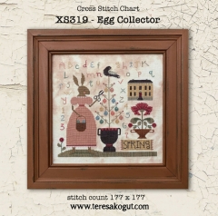 EGG COLLECTOR CROSS STITCH PATTERN - 2023 NASHVILLE MARKET EXCLUSIVE