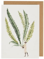 FABULOUS FERN MAN GREETING CARD