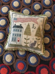 FLAG DAY PINCUSHION PATTERN