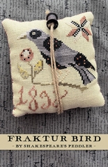 FRAKTUR BIRD CROSS STITCH PATTERN