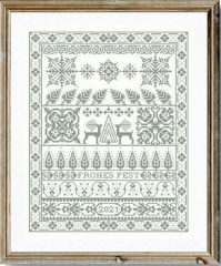 FROHES FEST -GERMAN HOLIDAY SAMPLER Pattern