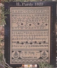 H. PURDY 1822 CROSS STITCH PATTERN