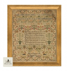 HARRIET CHARLESWORTH 1822 SAMPLER Pattern