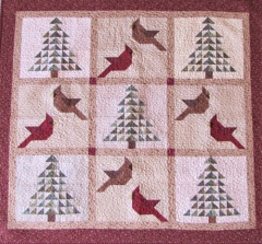 HELLO CARDINAL QUILT KIT ONLY (Pattern sold separately)
