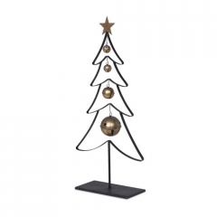 IRON CHRISTMAS TREE WITH BELLS 32"H -SALE