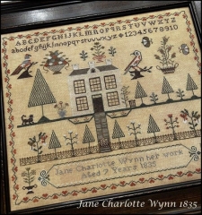JANE CHARLOTTE WYNN 1835 CROSS STITCH PATTERN