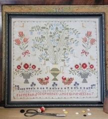 JOSEPHINE AND ANNE 1867 CROSS STITCH PATTERN