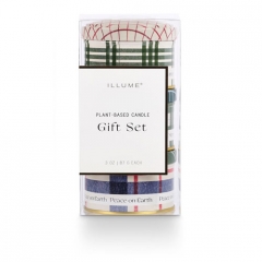 PLANT BASED GIFT SET CANDLES - BALSAM & CEDAR