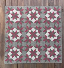POINSETTIA BLOOMS QUILT PATTERN