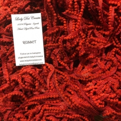 RUSSET POM POM TRIM - 2 Yards