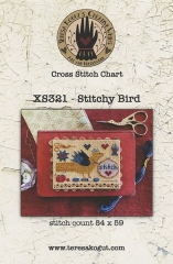 STITCHY BIRD CROSS STITCH PATTERN