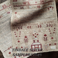 TINDALE SISTER SAMPLERS 1840 Pattern