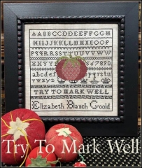 TRY TO MARK WELL CROSS STITCH PATTERN