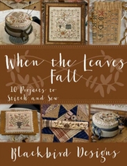 WHEN THE LEAVES FALL CROSS STITCH BOOK