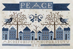 WINTER'S PEACE CROSS STITCH SAMPLER Pattern