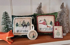 ALL IS CALM, ALL IS BRIGHT CROSS STITCH PATTERN