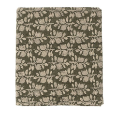 ARBOR BLOCK PRINT TABLECLOTH 60" x 104"